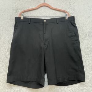 Peter Millar Shorts Mens 38 Black Chino Wicking Golf Performance Outdoor Classic